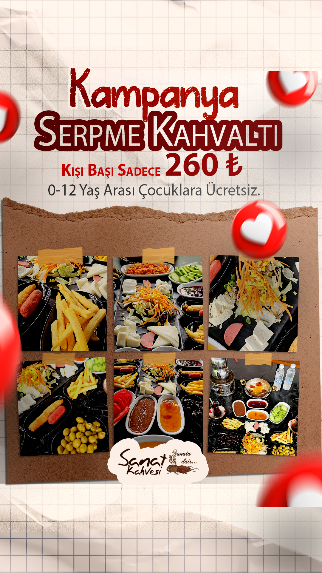 Serpme Kahvaltı Kampanyamız